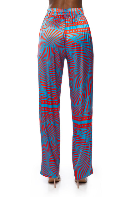 FREYA SATIN PRINTED JOGGER