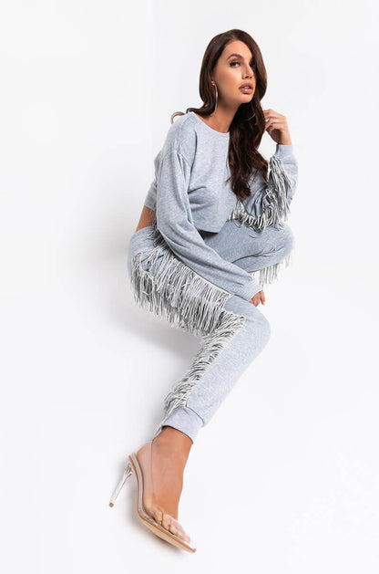 FRINGE ALL THE WAY SWEATSHIRT