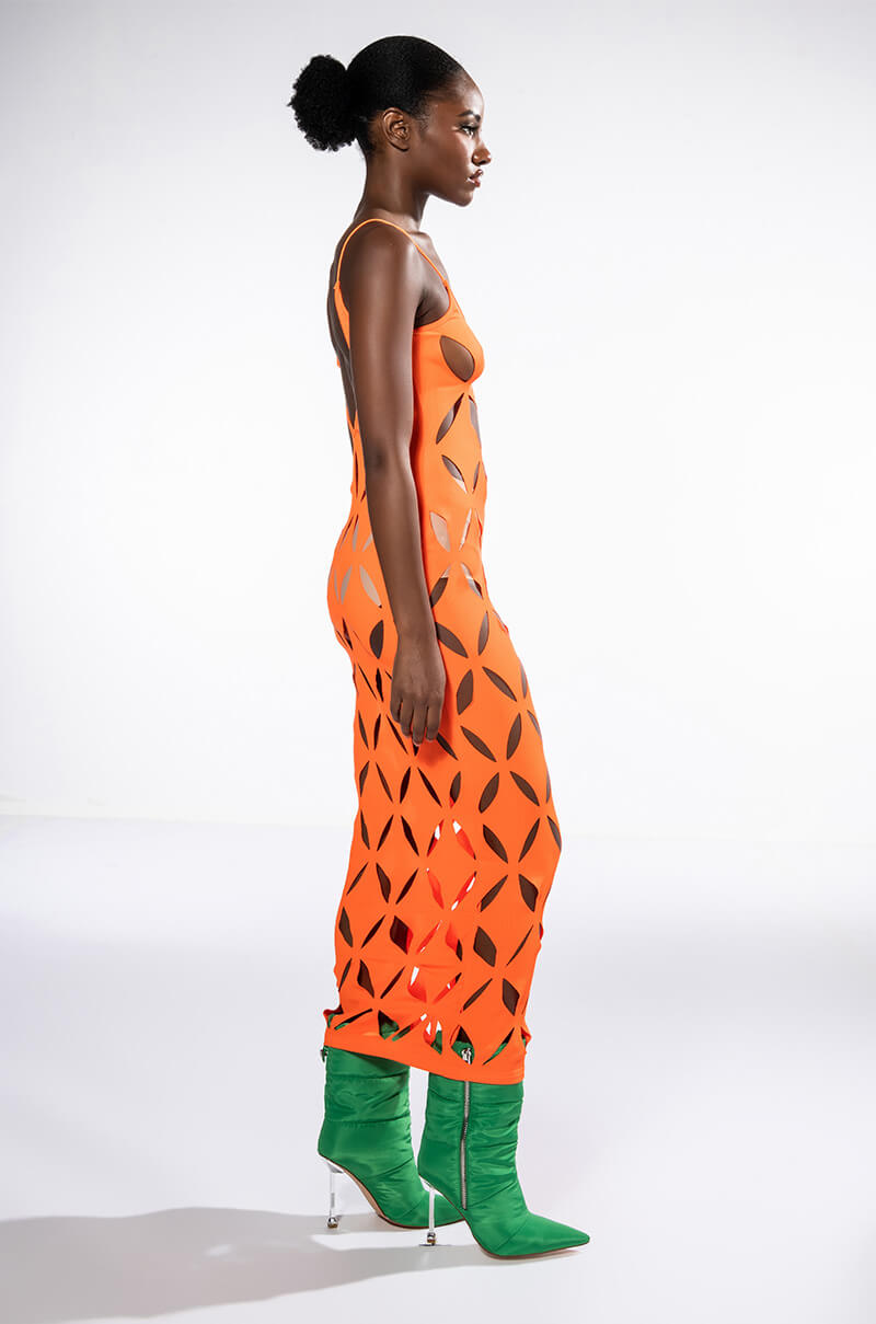 GAME TIME CUT OUT MAXI DRESS