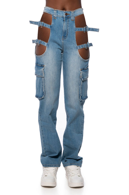 GIRLS JUST WANNA HAVE FUN DENIM JEANS