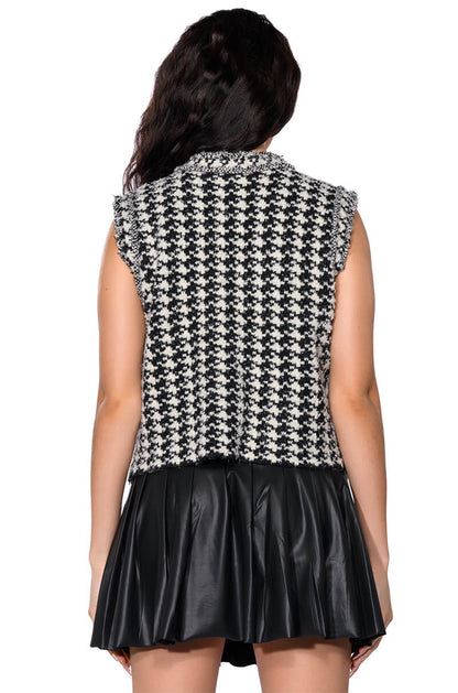 GLAM LIFE ONLY GEM SWEATER VEST
