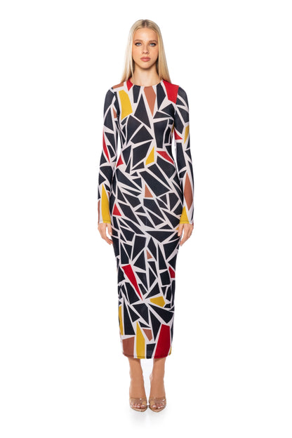 NOAH LONG SLEEVE MAXI DRESS