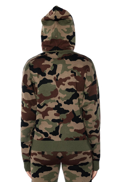 INCOGNITO MODE KNIT HOODIE