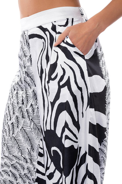 INTO THE NIGHT WIDE LEG PULL ON PANT