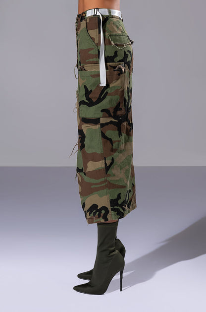 INVINCIBLE CAMO CARGO POCKET PANT