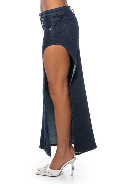 MAMI LONG LEG MID SKIRT
