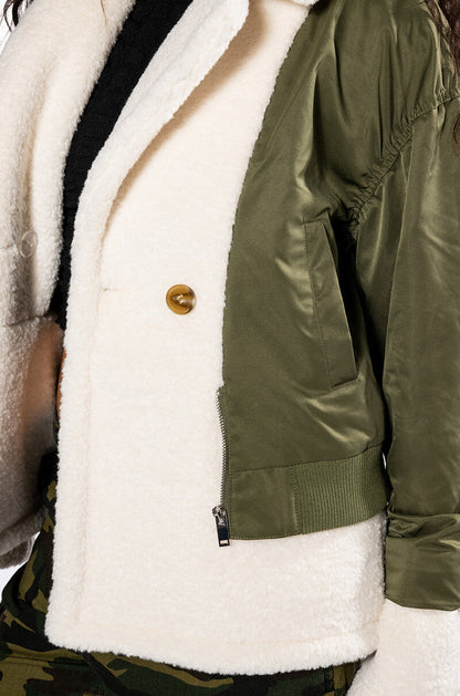 KIKI DO YOU LOVE ME MIX TEDDY AND BOMBER JACKET