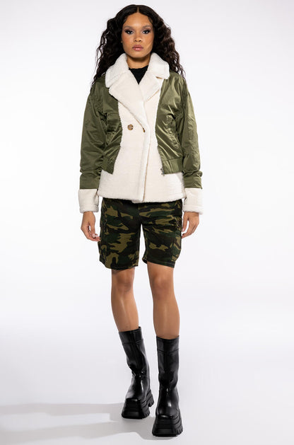 KIKI DO YOU LOVE ME MIX TEDDY AND BOMBER JACKET