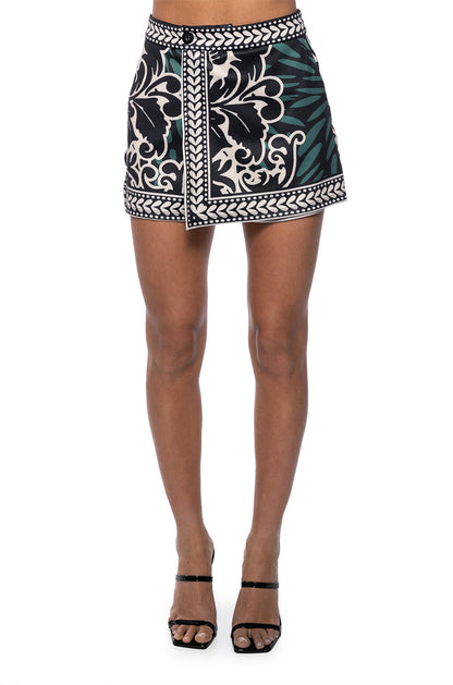 LATER BABY PRINTED BLOUSE AND SKORT SET