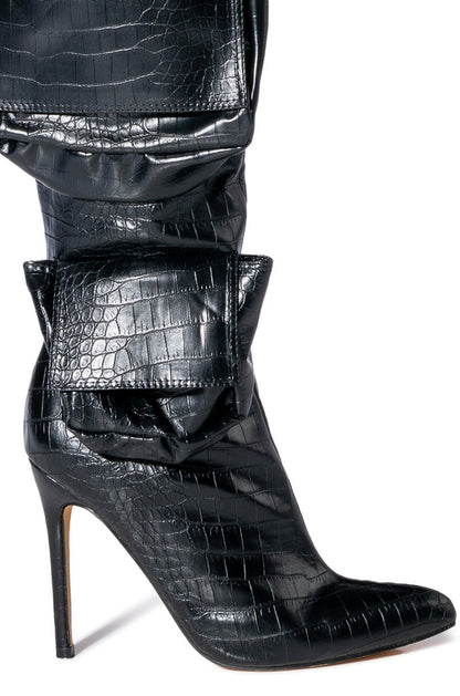 LEVELUP OVER THE KNEE STILETTO BOOT