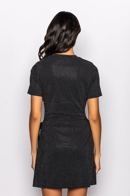 LEVEL UP T SHIRT DRESS WITH SIDE CUT OUT