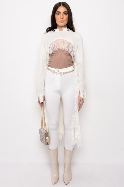 LIKE I NEED YOU HIGH LOW SWEATER TOP