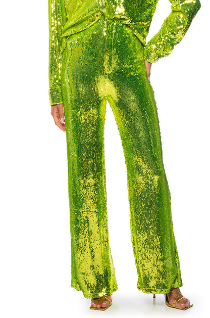LIMEADE DREAMING SEQUIN TROUSER