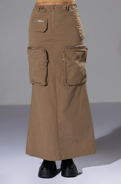 LIMITED VIBE CARGO MAXI SKIRT
