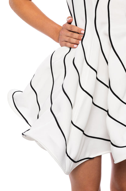 LUISA WAVE MINI DRESS