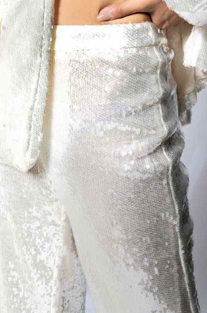 MAIN CHARACTER SEQUIN BLAZER AND SUIT PANT