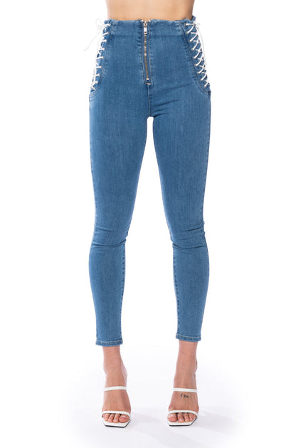 MARGOT LACE SKINNY JEANS