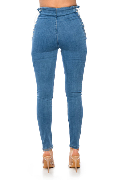 MARGOT LACE SKINNY JEANS