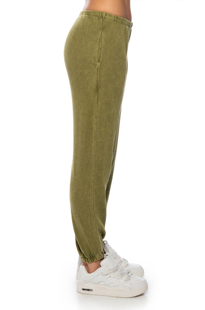ME TIME MINERAL WASH JOGGER