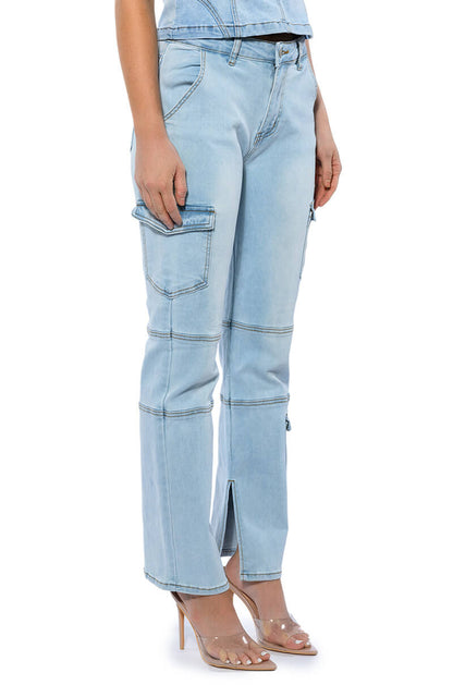 NOT YOUR AVERAGE GIRL DENIM PANTS