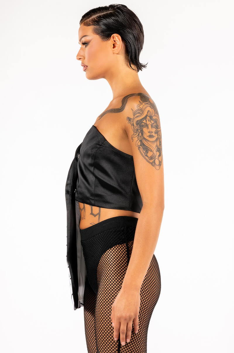OFF THE GRID GRID GRID ONE SHOULDER BLAZER