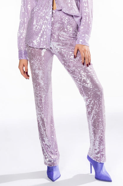 OH YOU FANCY SEQUIN WIDE LEG PANT