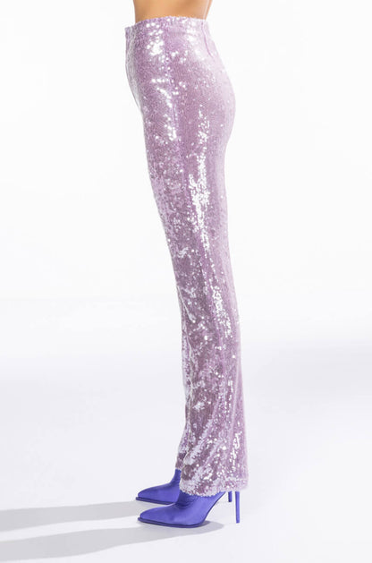 OH YOU FANCY SEQUIN WIDE LEG PANT