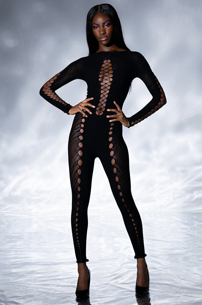 ON ONE SEAMLESS CUT OUT CATSUIT