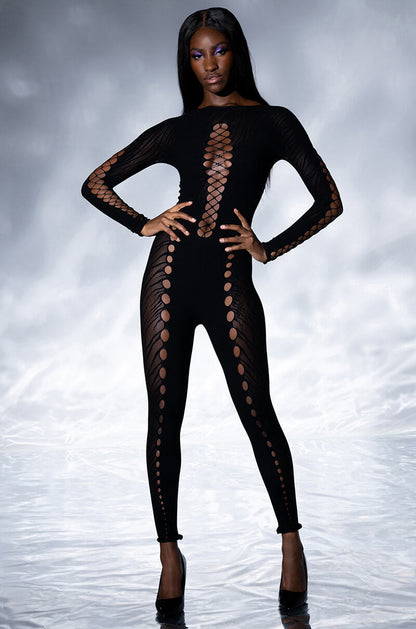 ON ONE SEAMLESS CUT OUT CATSUIT