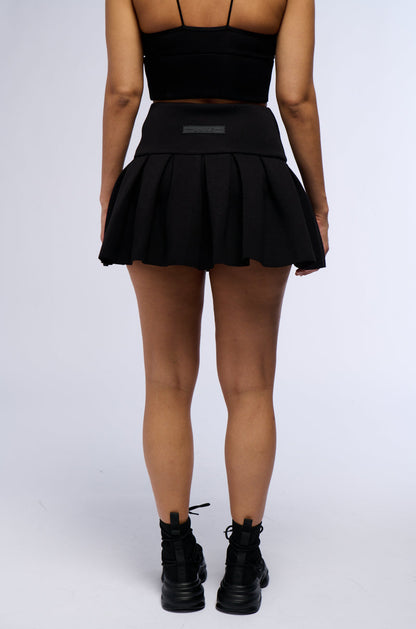 PAXTON SUPER LUXE PLEATED MINI SKIRT