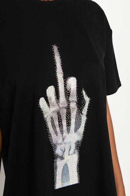 PERIODT GRAPHIC T SHIRT DRESS