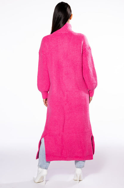 PHOEBE CHUNKY KNIT LONG SWEATER