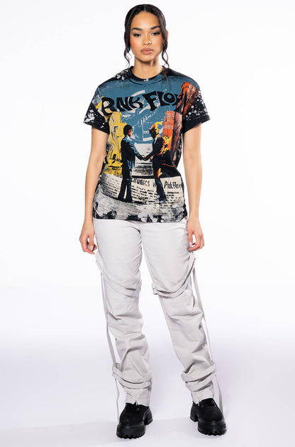 PINK FLOYD SPLATTER GRAPHIC TSHIRT