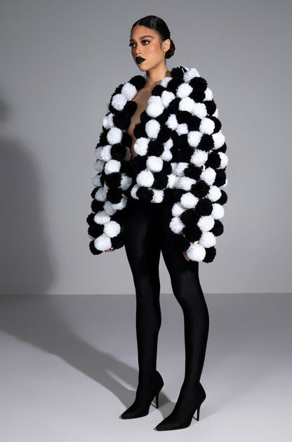 POM POM CARDIGAN