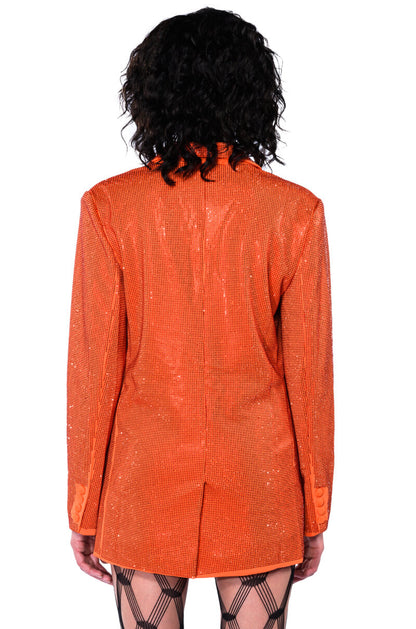 POP STAR SHINE BRIGHT RHINESTONE BLAZER