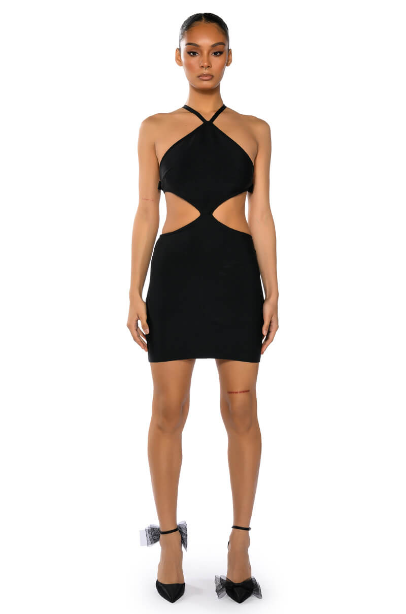 PRAISE ME CUT OUT MINI DRESS