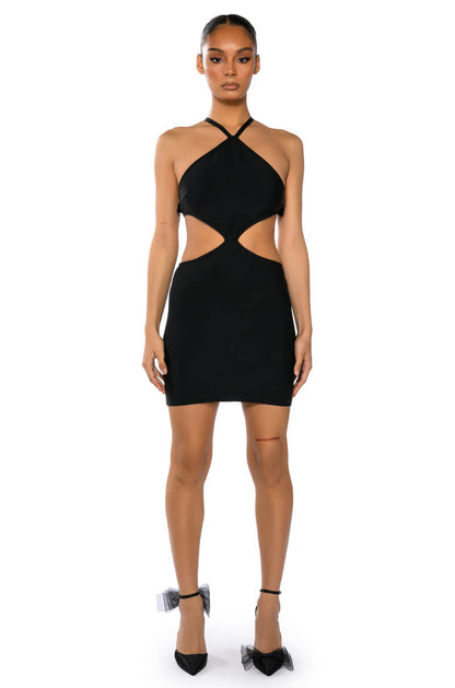 PRAISE ME CUT OUT MINI DRESS